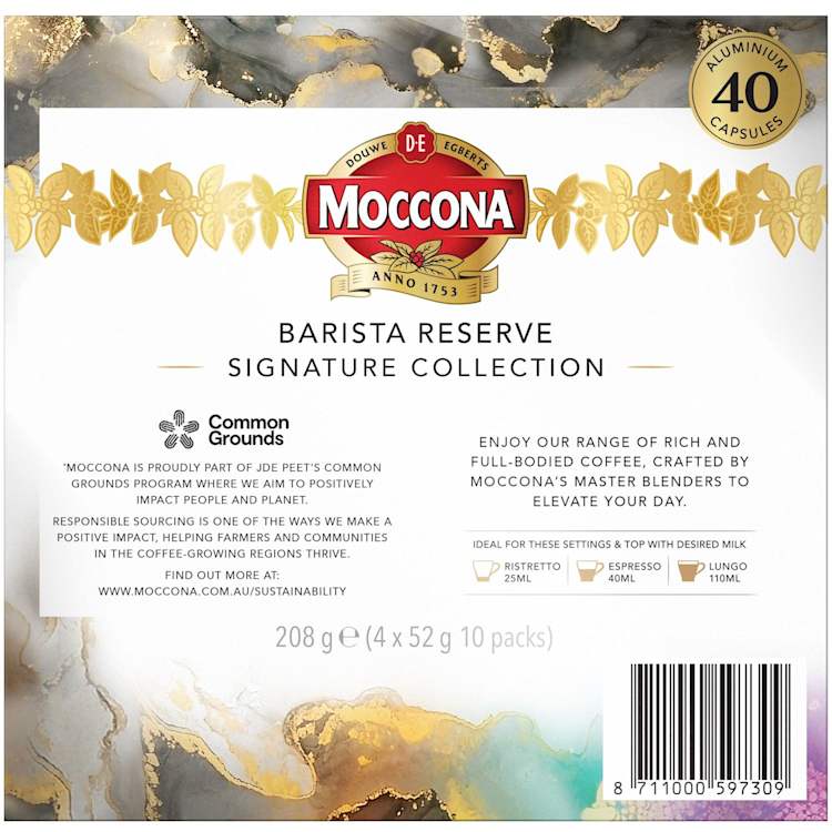 Moccona Barista Reserve Signature Collection Capsules 