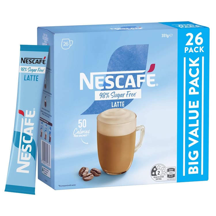 Nescafe Coffee 98% Sugar Free Latte