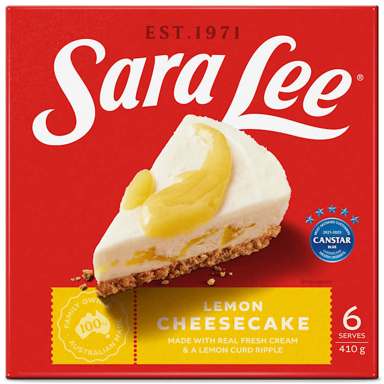 Sara Lee Cheesecake Lemon 