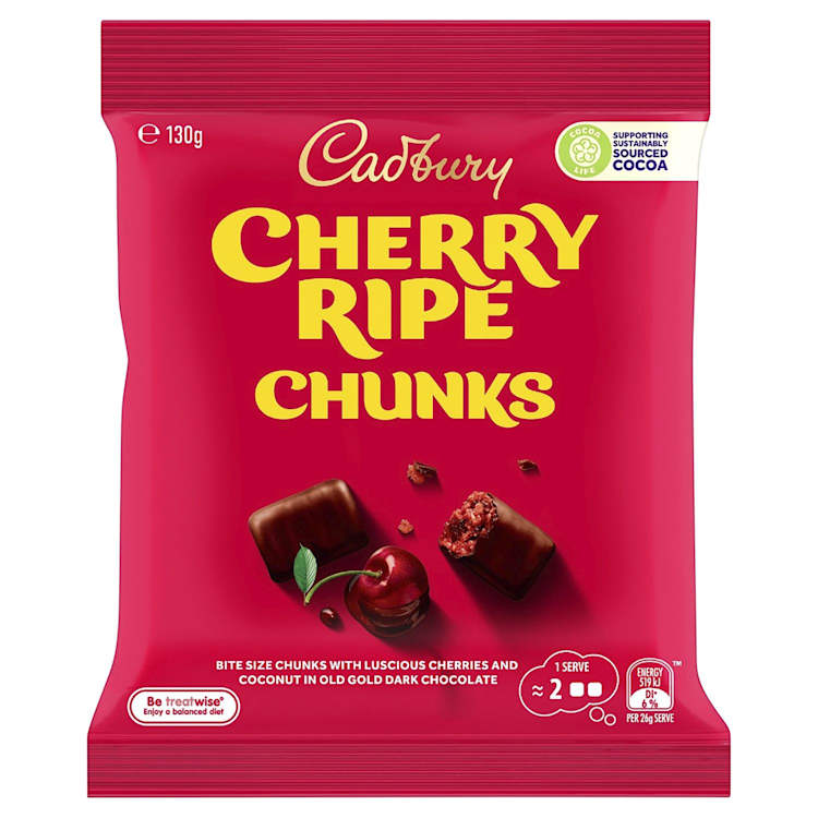 Cadbury Cherry Ripe Chunks 