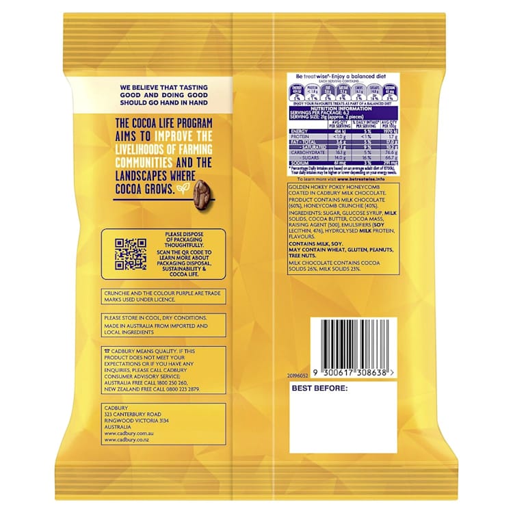 Cadbury Crunchie Chunks Bites