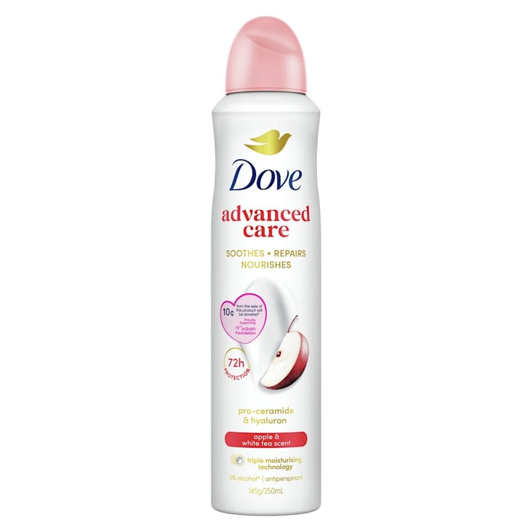 Dove Advanced Care Antiperspirant Apple And White Tea McGrath