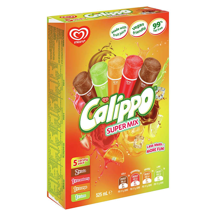 Calippo Ice Confection Super Mix