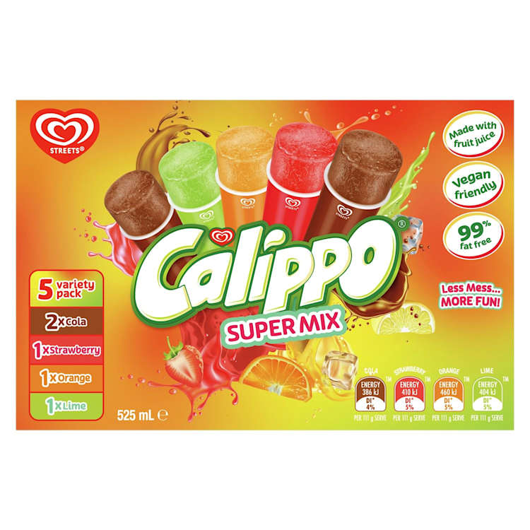 Calippo Ice Confection Super Mix