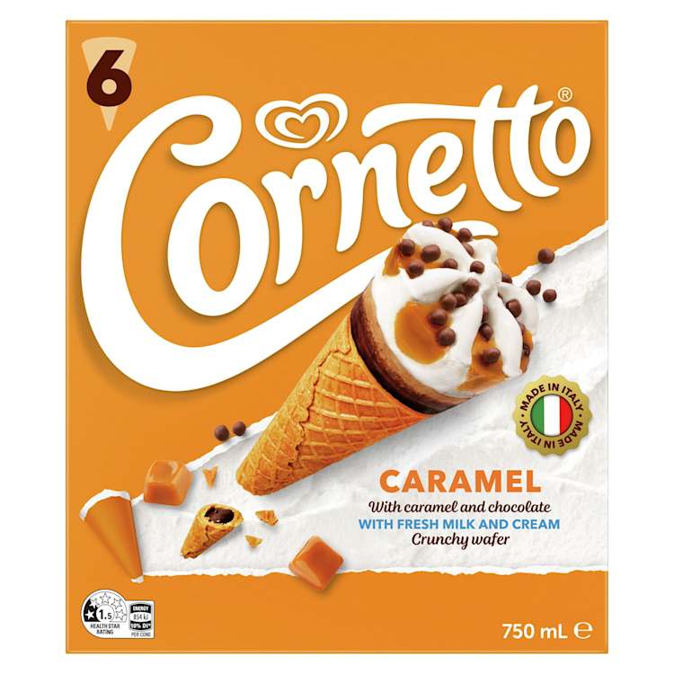 Cornetto Frozen Dessert Caramel 