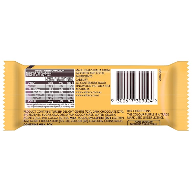 Cadbury Fry's Turkish Dark Chocolate