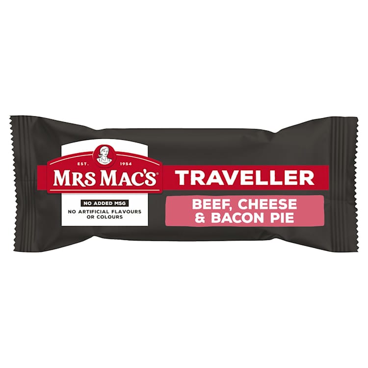 Mrs Mac's Beef, Cheese & Bacon Traveller Pie