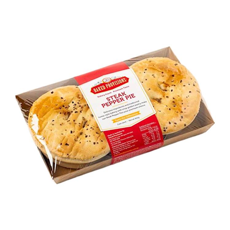 Baked Provisions Steak Pepper Pie