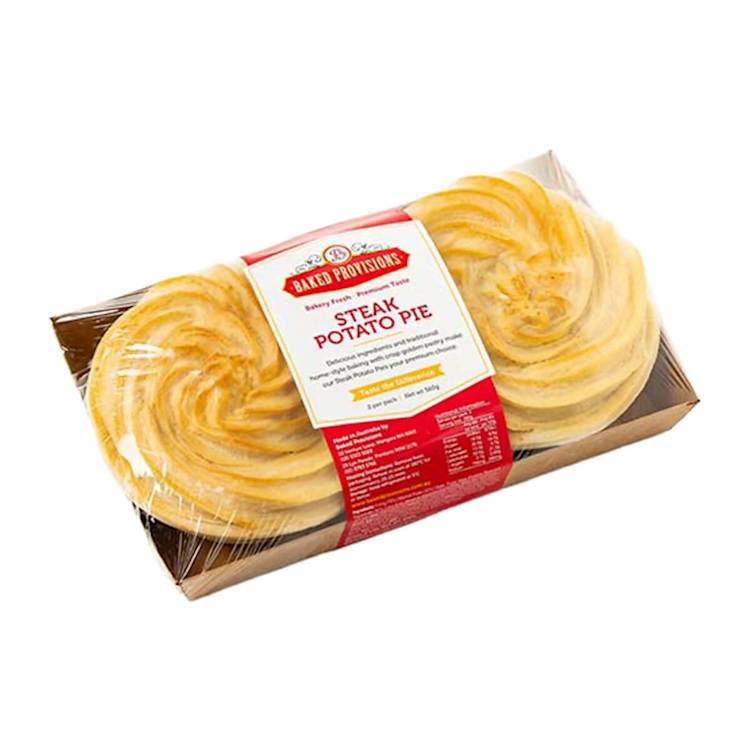 Baked Provisions Steak Potato Pie