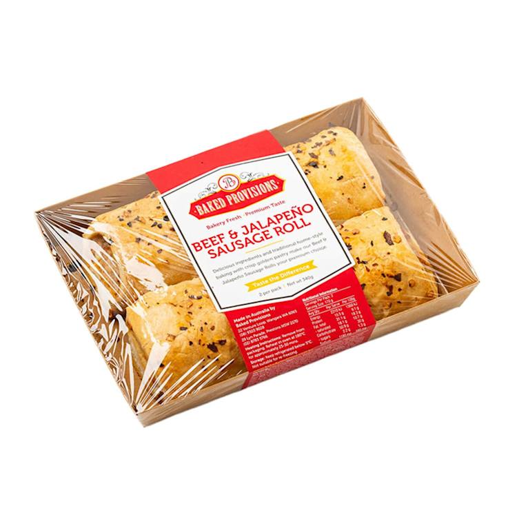 Baked Provisions Beef & Jalapeno Sausage Roll