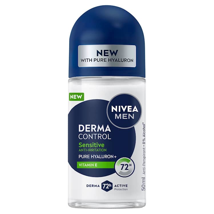 Nivea Deodorant Roll On Men Derma Control Sensitive 