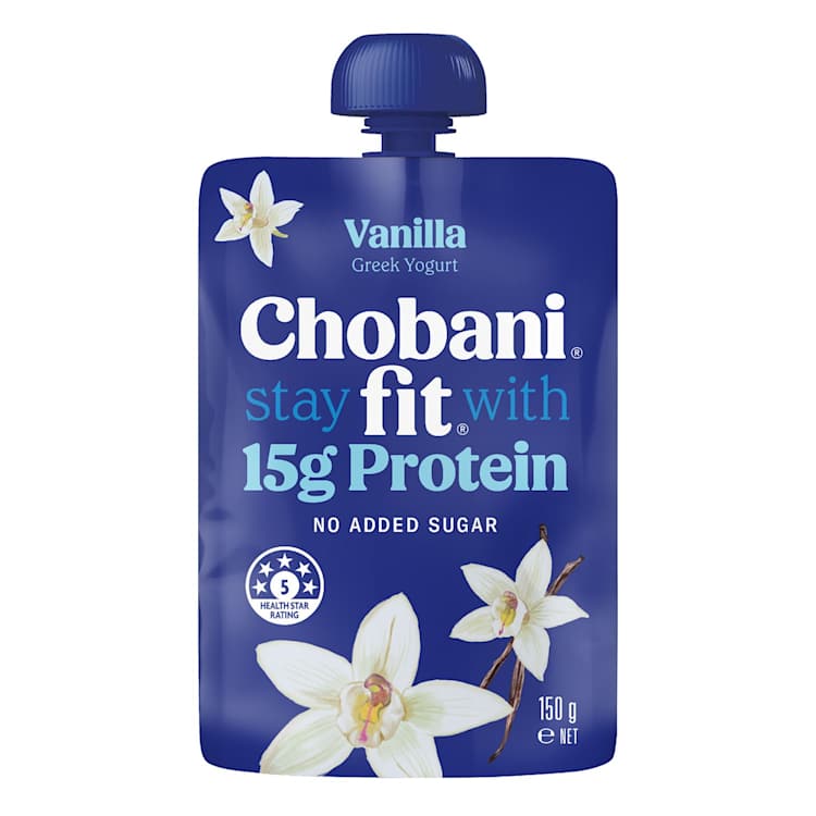 Chobani Fit Greek Yogurt Vanilla Pouch