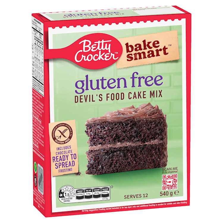 Betty Crocker Bake Smart Cake Mix Gluten Free Devils Food 
