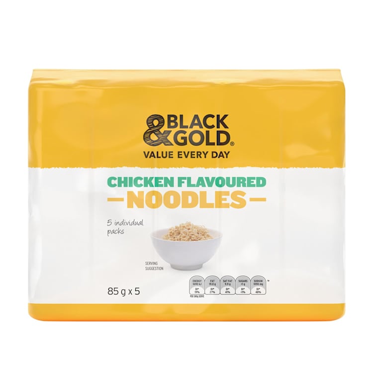 Black & Gold Chicken Noodles