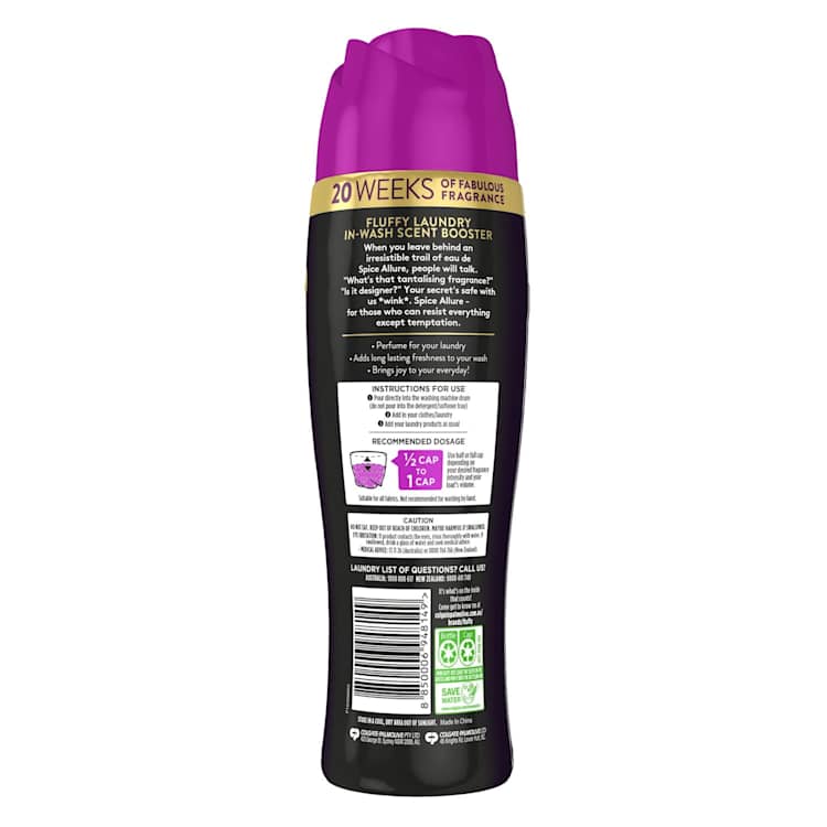 Fluffy Laundry In-Wash Scent Booster Beads Spice Allure Fragrance Temptations