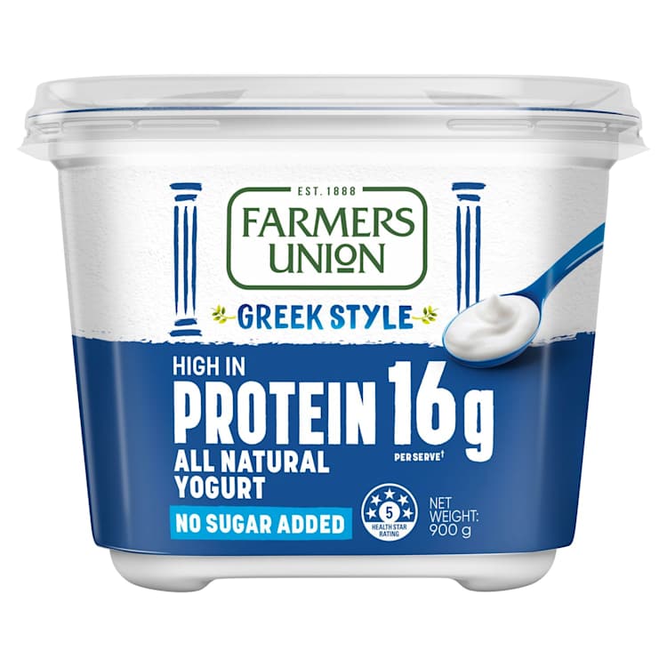 Farmers Union Greek Style High Protein Natural Yogurt