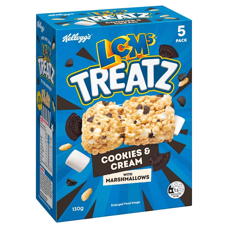Kellogg's LCMs Treatz Cookie & Cream