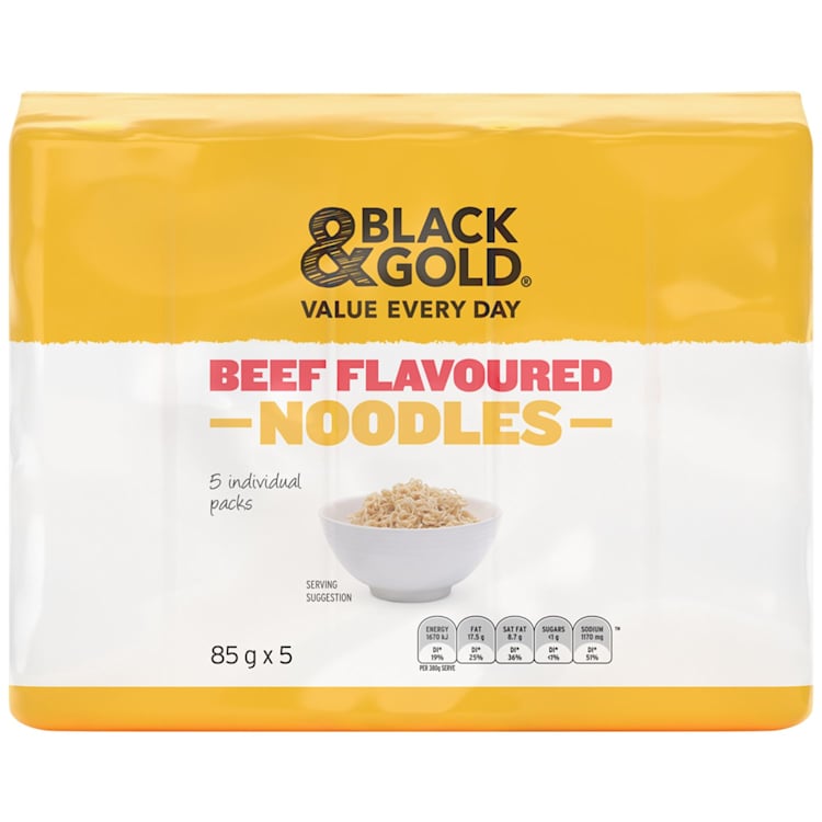 Black & Gold Beef Noodles