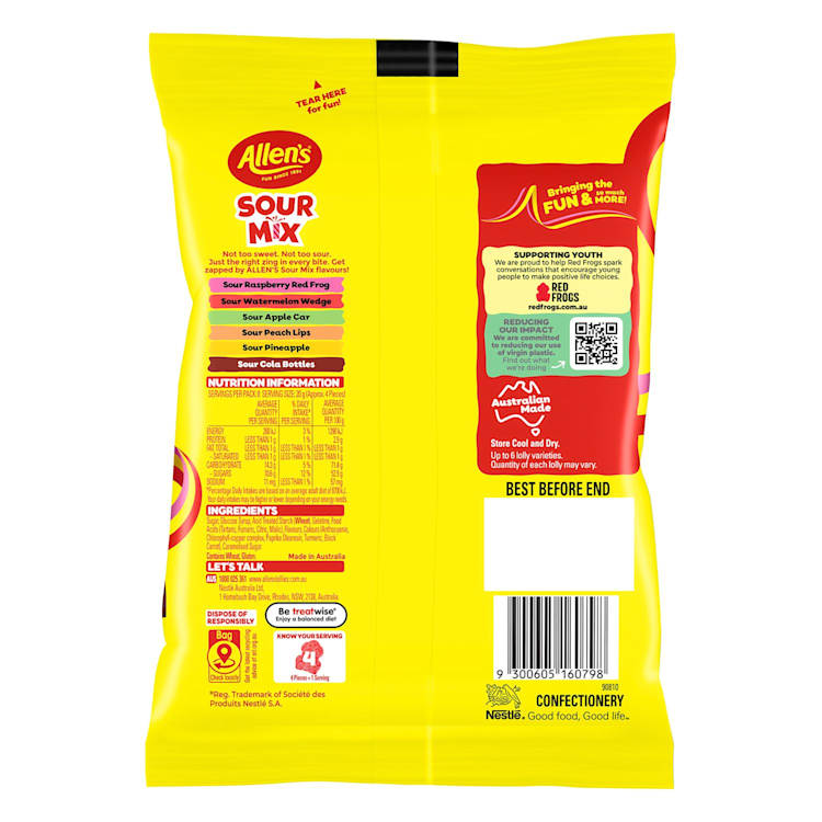 Allen's Party Mix Confectionery Sour 