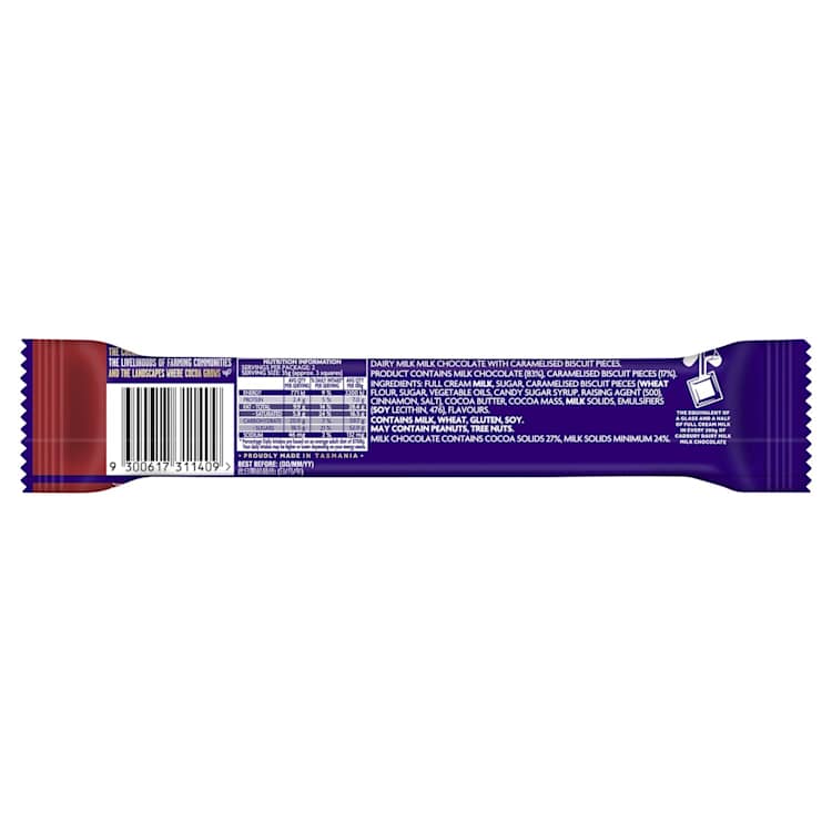 Cadbury Dairy Milk Lotus Biscoff Chocolate Bar