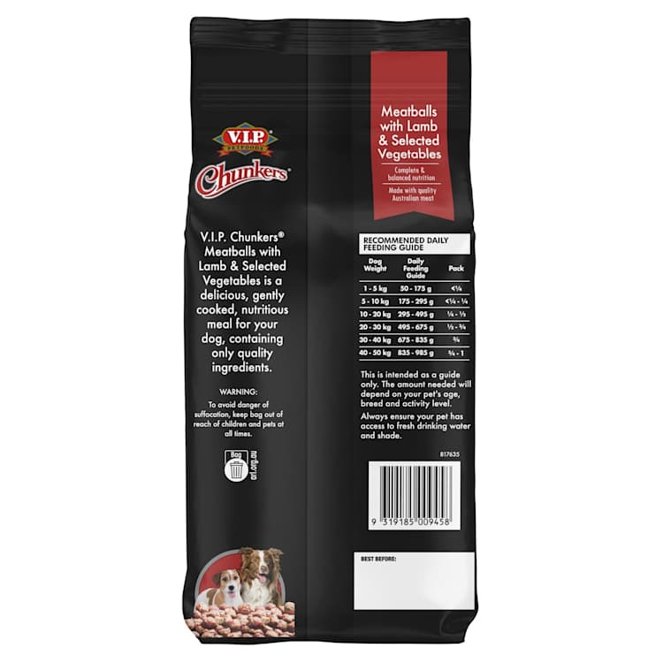 Vip Dog Lamb Chunkers