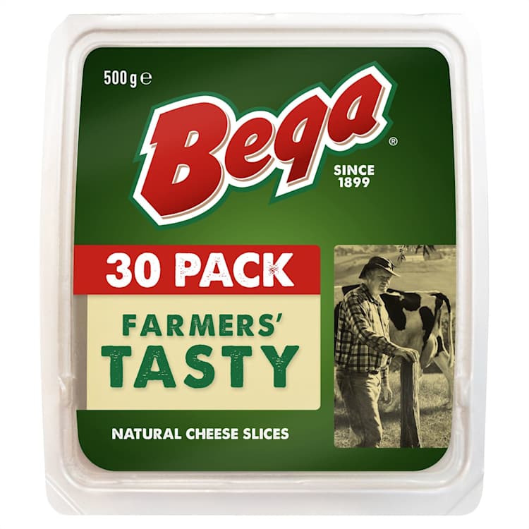 Bega Farmers' Tasty Natural Cheese Slices