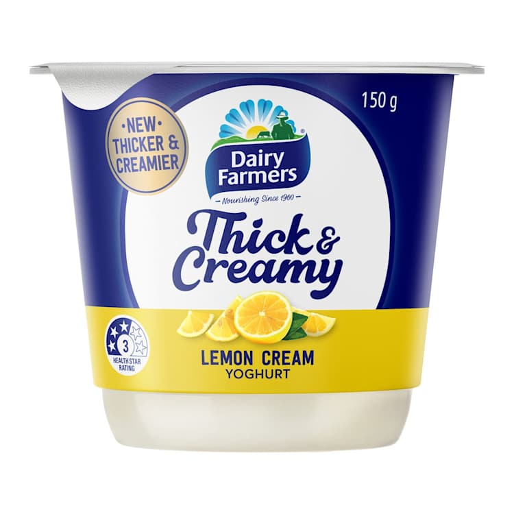 Dairy Farmers Thick & Creamy Yoghurt Lemon