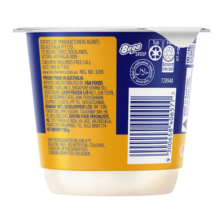 Dairy Farmers Thick & Creamy Yoghurt Yellow Box Honey