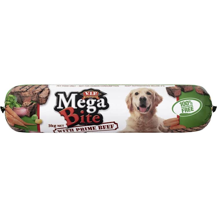 V.I.P. Adult Dog Food Mega Bite Roll