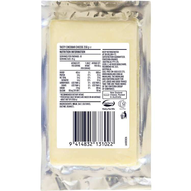 Mainland Tasty Cheddar Cheese