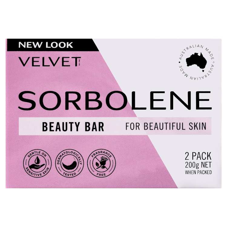 Velvet Sorbolene Beauty Bar