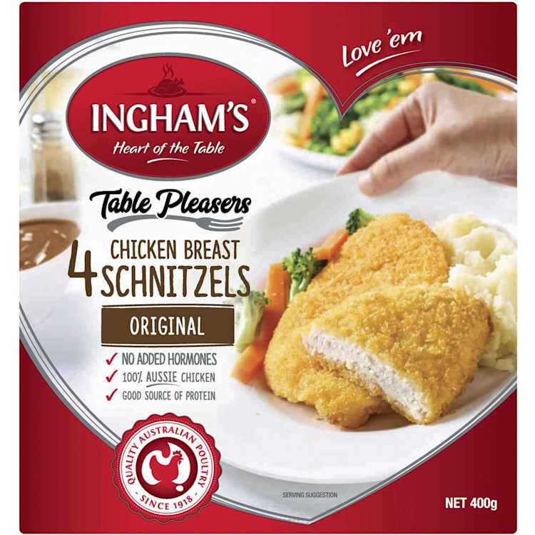 INGHAM'S Chicken Breast Schnitzel