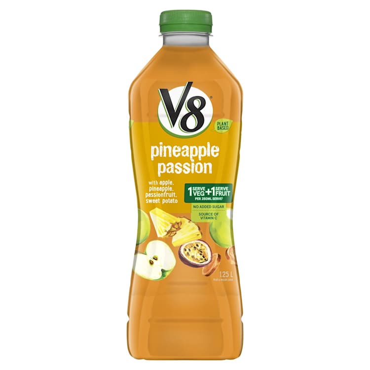 V8 Vegetable Juice Pineapple Passion