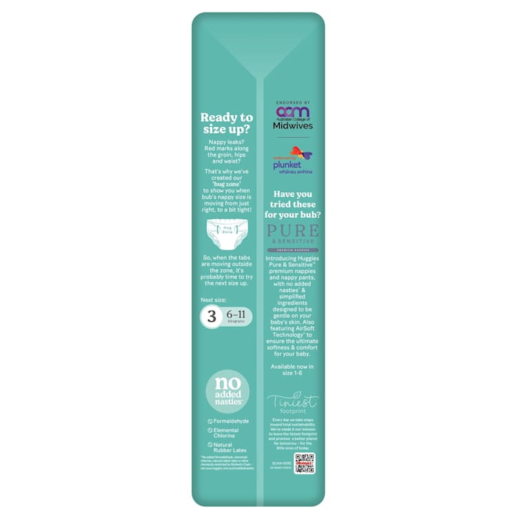 Huggies Infant Nappies Size 2 (4-8kg)