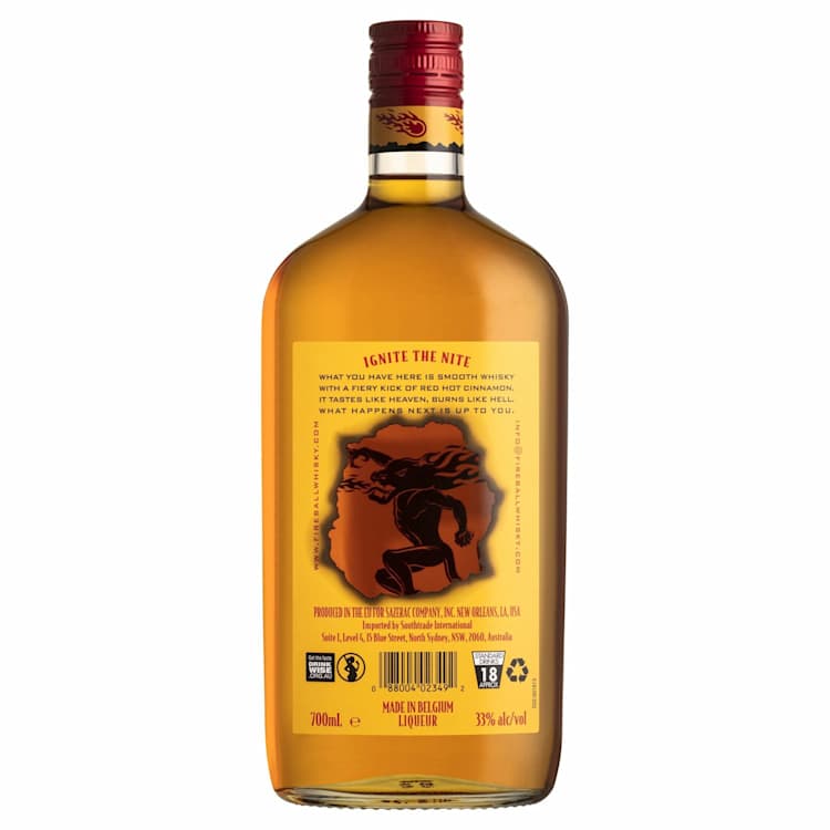 Fireball Cinnamon Whisky Bottle