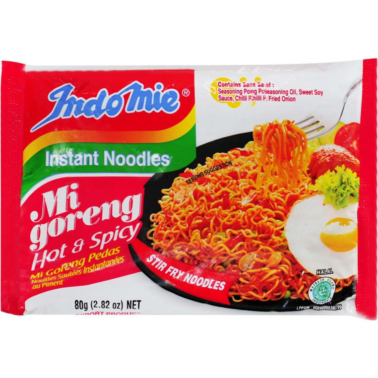Indomie Instant Noodles Hot & Spicy Mi Goreng