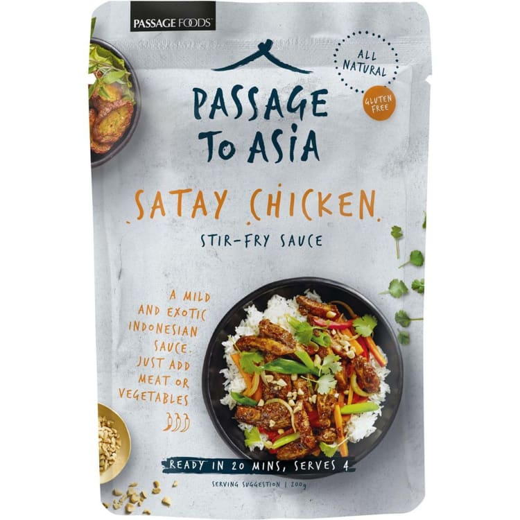 Passage To Asia Satay Chicken Stir Fry Sauce