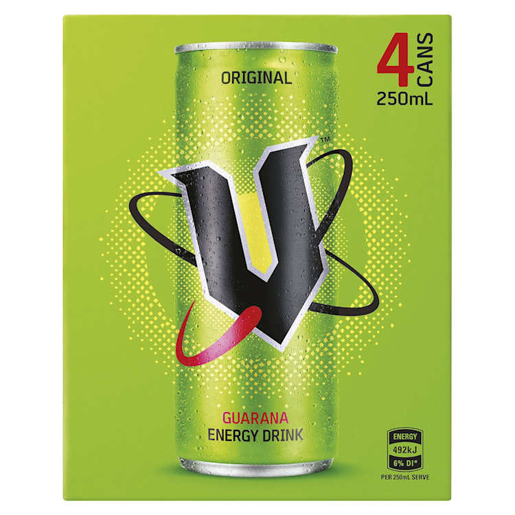 V Guarana Energy Drink Original