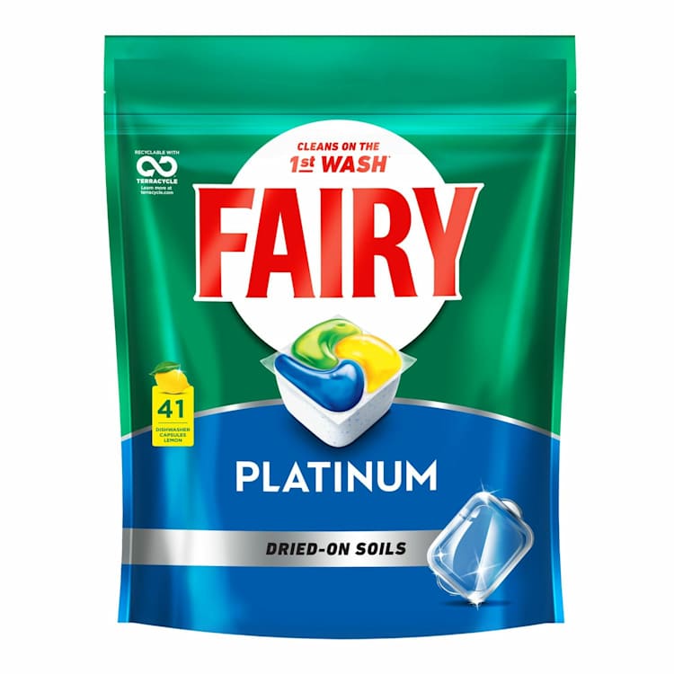 Fairy Platinum All In One Lemon Automatic Dishwashing Tablets