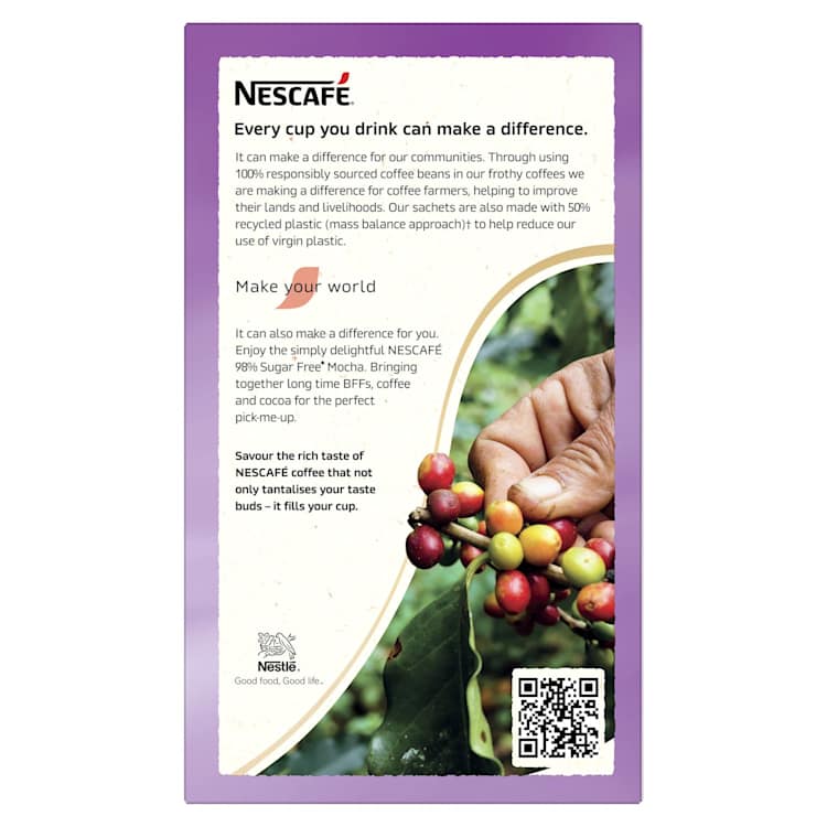 Nescafe 98% Sugar Free Mocha Sachets