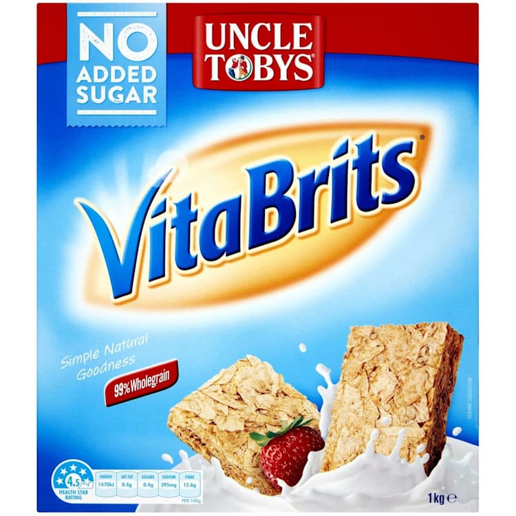 Uncle Tobys Cereal Vita Brits