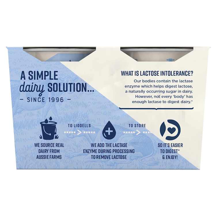 Liddells Lactose Free Plain Yoghurt