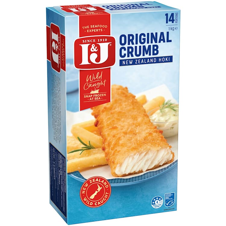 I&J Fish Fillets Original Crumb