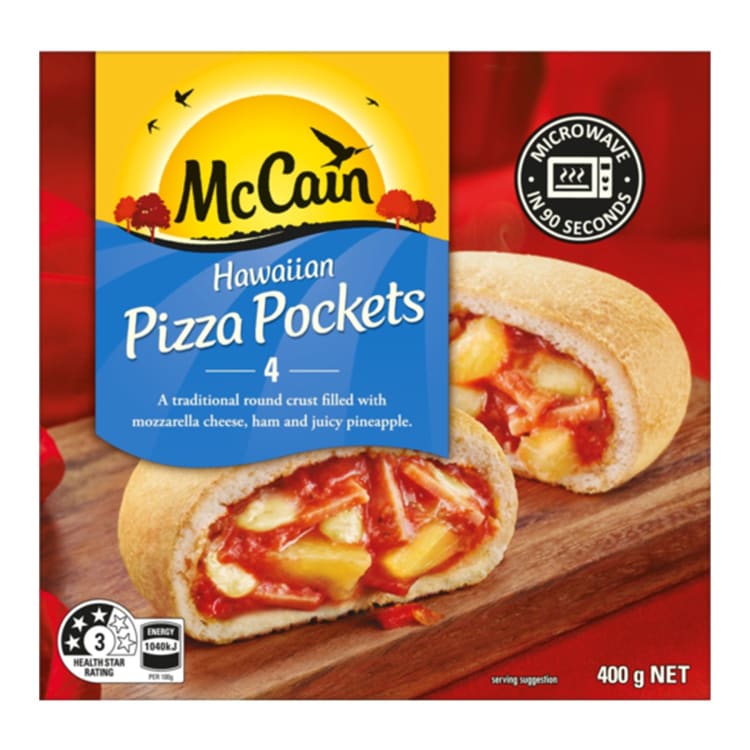 McCains Pizza Pocket Hawaiian