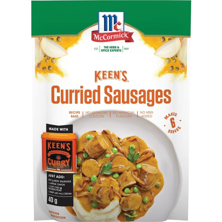 McCormick Keens Curried Sausages
