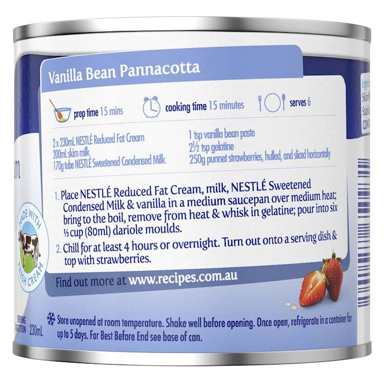 Nestlé Reduced Fat Cream