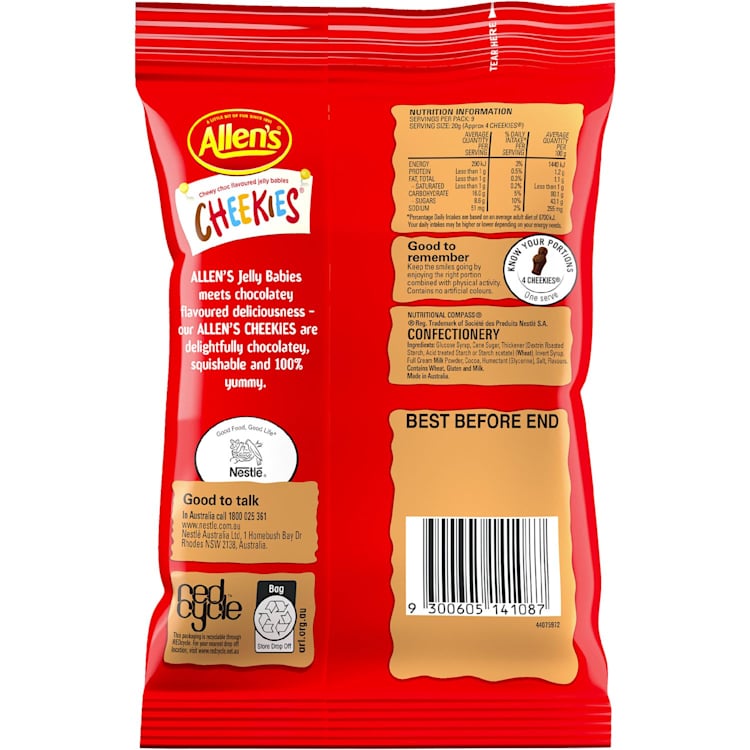 Allen's Cheekies Lollies Bag