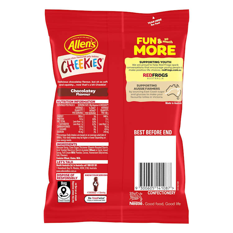 Allen's Cheekies Lollies Bag