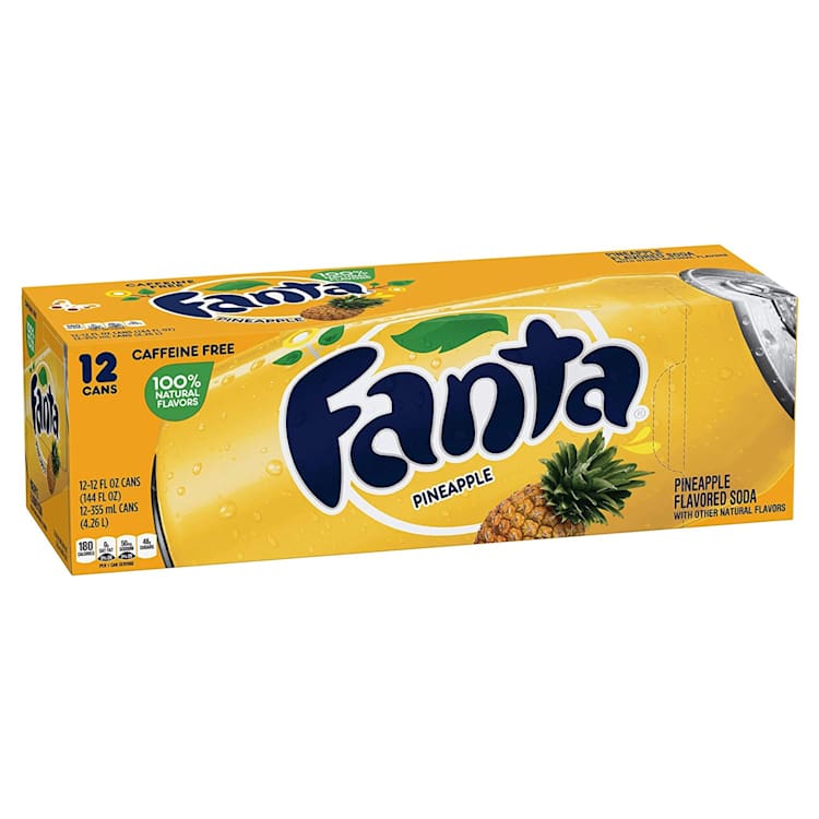 Fanta Pineapple Flavored Multipack Cans Multipack Cans