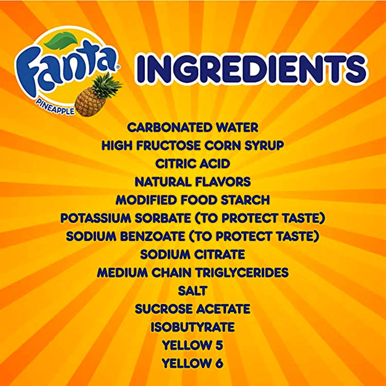 Fanta Pineapple Flavored Multipack Cans Multipack Cans